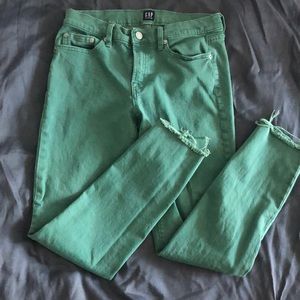 Green Gap denim size 27